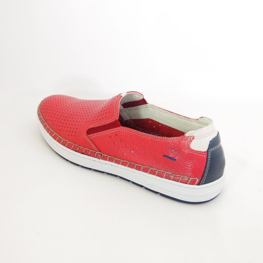 Zapatos Fluchos Lester F1719 Rojo