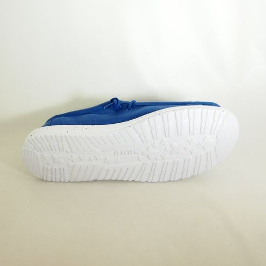 Zapatos Hey Dude 40009 Wally Slup Canvas Azul Marino