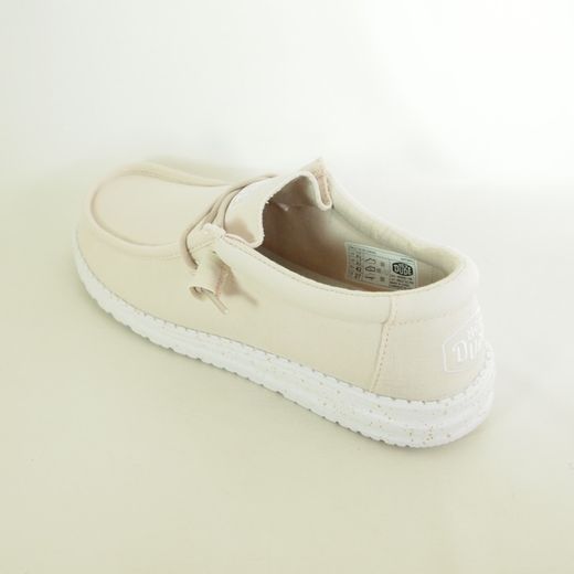 Zapatos Hey Dude 40009 Wally Slup Canvas Beige