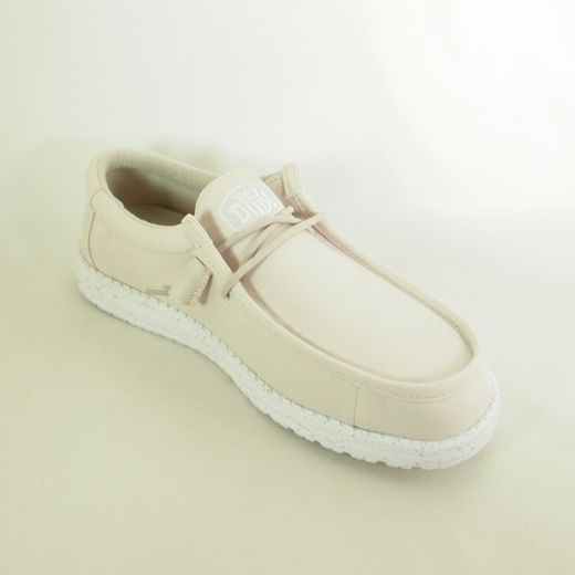 Zapatos Hey Dude 40009 Wally Slup Canvas Beige