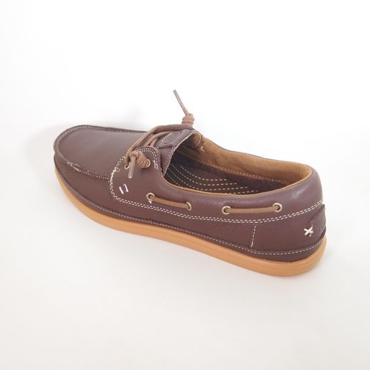 Zapatos Hey Dude 45094_2LR Harbor Lo Craft Leather Marrón