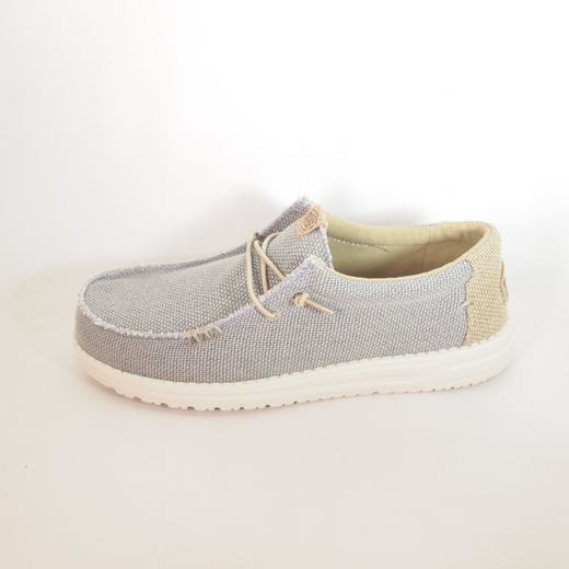 Zapatos Hey Dude HD40003_1YF Wally Braided Gris Oliva