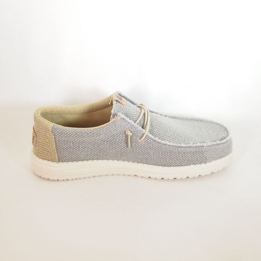 Zapatos Hey Dude HD40003_1YF Wally Braided Gris Oliva