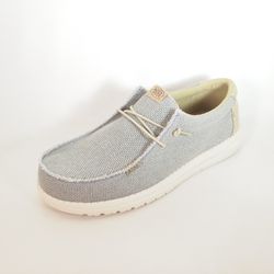 Zapatos Hey Dude HD40003_1YF Wally Braided Gris Oliva