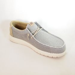 Zapatos Hey Dude HD40003_1YF Wally Braided Gris Oliva