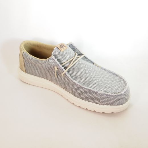 Zapatos Hey Dude HD40003_1YF Wally Braided Gris Oliva