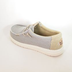 Zapatos Hey Dude HD40003_1YF Wally Braided Gris Oliva