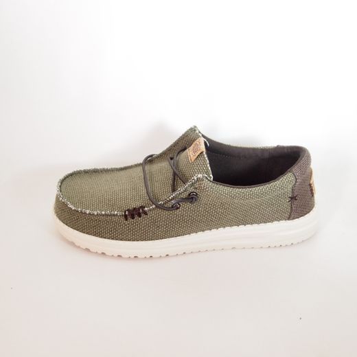 Zapatos Hey Dude HD40003_3CI Wally Braided Oliva