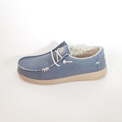 Zapatos Hey Dude HD40003_4NM Wally Braided Azul Noche