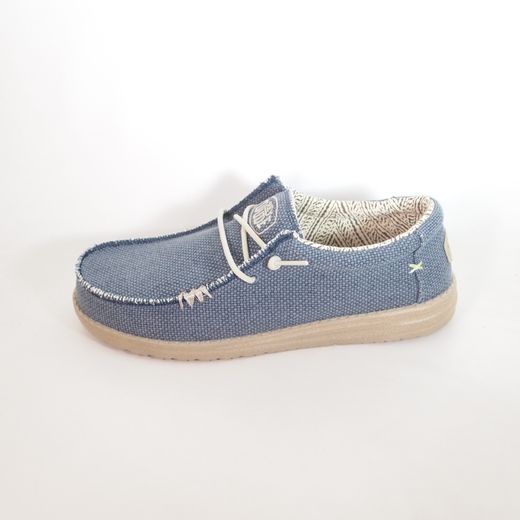 Zapatos Hey Dude HD40003_4NM Wally Braided Azul Noche