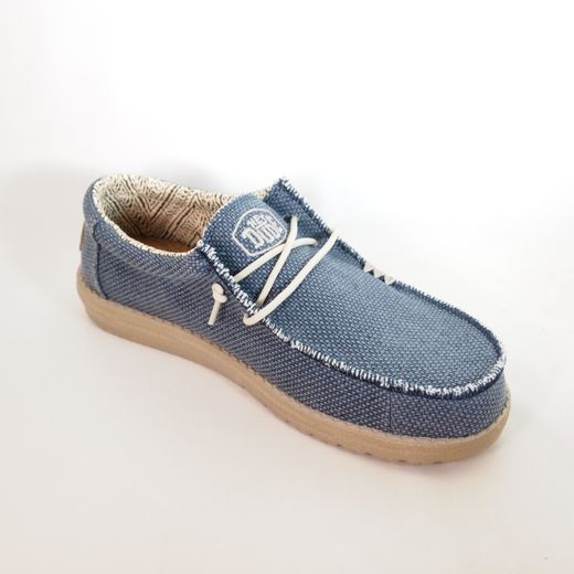 Zapatos Hey Dude HD40003_4NM Wally Braided Azul Noche