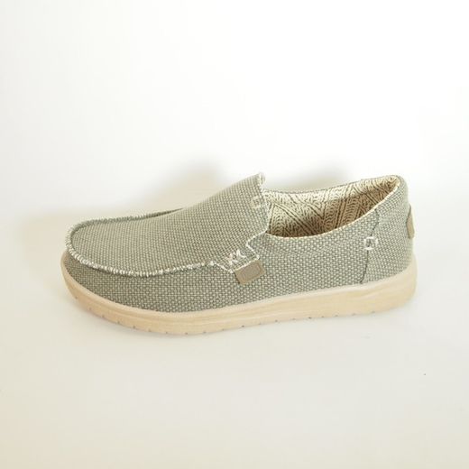 Zapatos Hey Dude HD40124_3VE Mikka Braided Verde Army