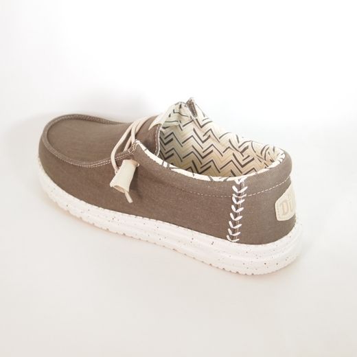 Zapatos Hey Dude HD40700_2LK Wally Stretch Canvas Marrón