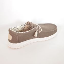 Zapatos Hey Dude HD40700_2LK Wally Stretch Canvas Marrón