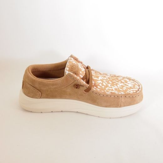 Zapatos Hey Dude HD41865_265 Wendy Comf Luxe Tan
