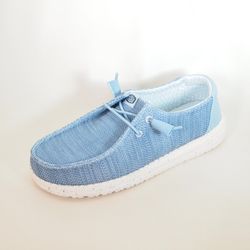 Zapatos Hey Dude HD41878_4YQ Wendy Stretch Sox Azul