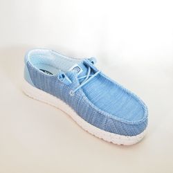 Zapatos Hey Dude HD41878_4YQ Wendy Stretch Sox Azul