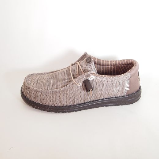 Zapatos Hey Dude HD41898_1U4 Wally Stretch Sox Taupe