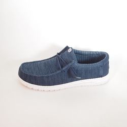 Zapatos Hey Dude HD41898_410 Wally Stretch Sox Azul Navy