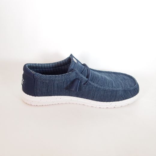 Zapatos Hey Dude HD41898_410 Wally Stretch Sox Azul Navy
