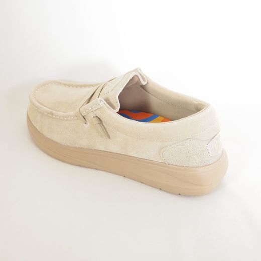 Zapatos Hey Dude HD41975_265 Wally Comf Suede Tan