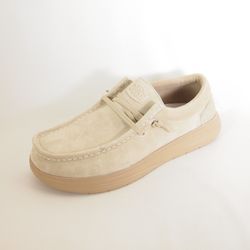 Zapatos Hey Dude HD41975_265 Wally Comf Suede Tan