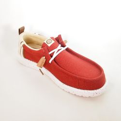 Zapatos Hey Dude HD43086_7BI Wally Craft Linen Rojo