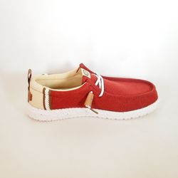 Zapatos Hey Dude HD43086_7BI Wally Craft Linen Rojo