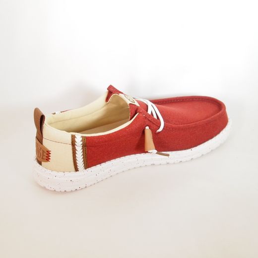 Zapatos Hey Dude HD43086_7BI Wally Craft Linen Rojo