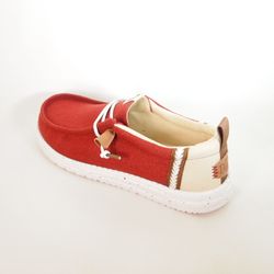Zapatos Hey Dude HD43086_7BI Wally Craft Linen Rojo