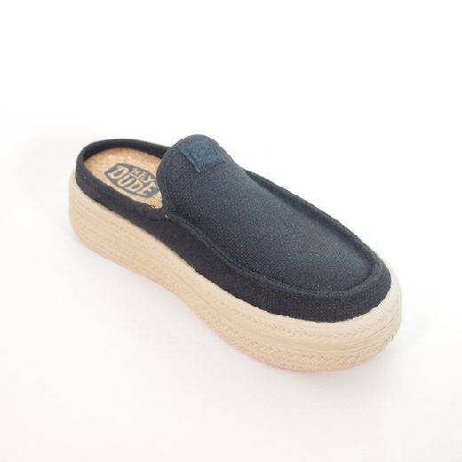 Zapatos Hey Dude HD45228_001 Austin Lift Espadrille Woven Negro