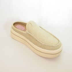 Zapatos Hey Dude HD45228_3VM Austin Lift Espadrille Woven Olive Grey