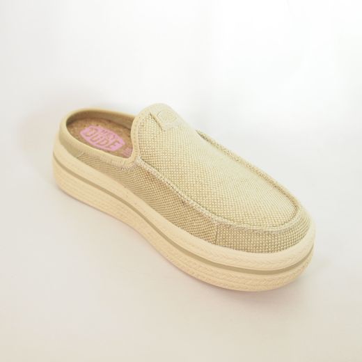 Zapatos Hey Dude HD45228_3VM Austin Lift Espadrille Woven Olive Grey