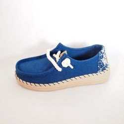Zapatos Hey Dude HD45237_4ZL Wendy Espadrille Hibiscus Azul