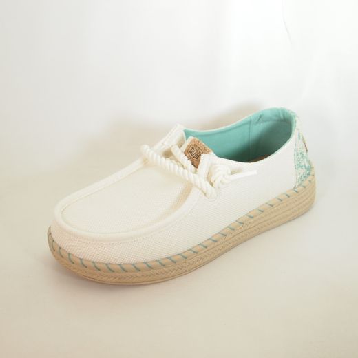 Zapatos Hey Dude HD45237_ONI Wendy Espadrille Hibiscus Egret/Multi