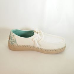 Zapatos Hey Dude HD45237_ONI Wendy Espadrille Hibiscus Egret/Multi