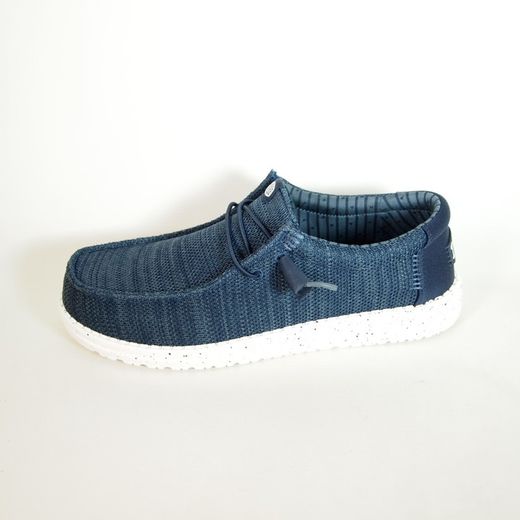 Zapatos Hey Dude HD41898_410 Wally Stretch Sox Azul Navy