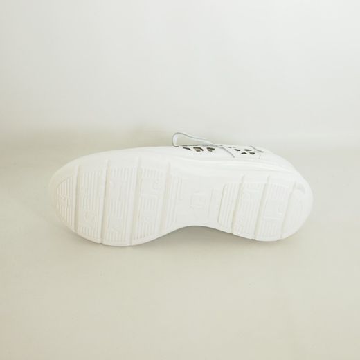 Zapatos José Sáenz 3081-BG Blanco-Plata