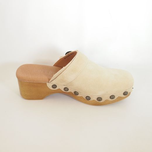 Zapatos Mustang 59634 Zueco Beige Arena