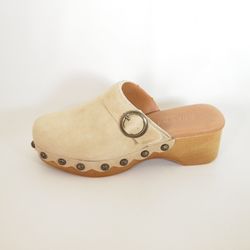 Zapatos Mustang 59634 Zueco Beige Arena