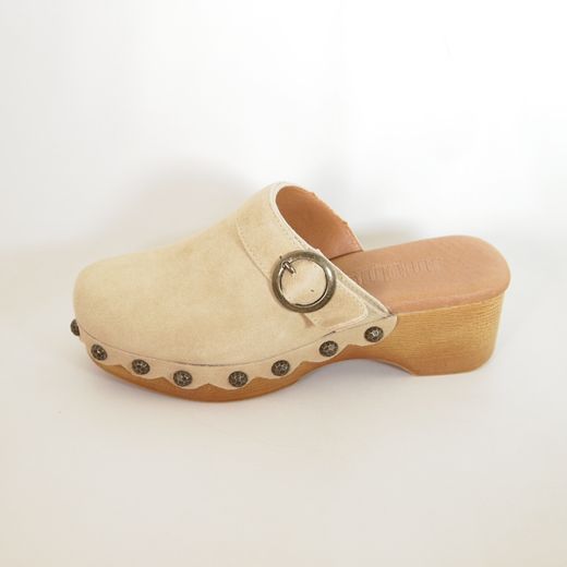 Zapatos Mustang 59634 Zueco Beige Arena