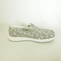 Zapatos Pitas Bones Kaki-Blanco
