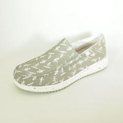 Zapatos Pitas Bones Kaki-Blanco