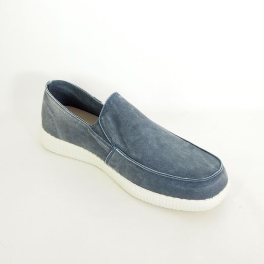 Zapatos Pitas Slip On Azul