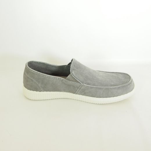 Zapatos Pitas Slip On Gris