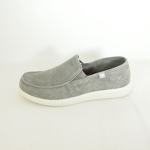 Zapatos Pitas Slip On Gris