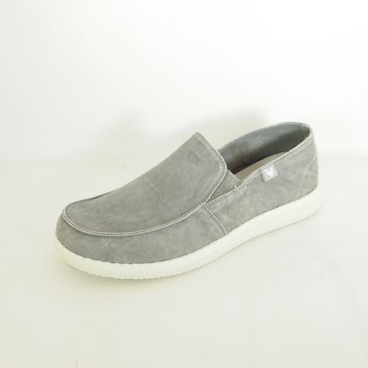 Zapatos Pitas Slip On Gris