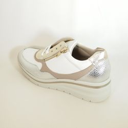 Zapatos Pitillos 11110 Metal-Blanco