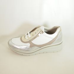Zapatos Pitillos 11110 Metal-Blanco