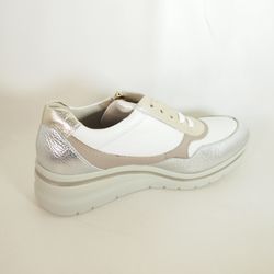 Zapatos Pitillos 11110 Metal-Blanco